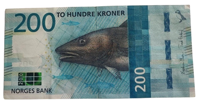 2016 -18 Norway  200  Kroner Circulated