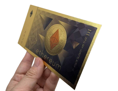 1 pc Ethereum Classic ETH Gold Banknotes