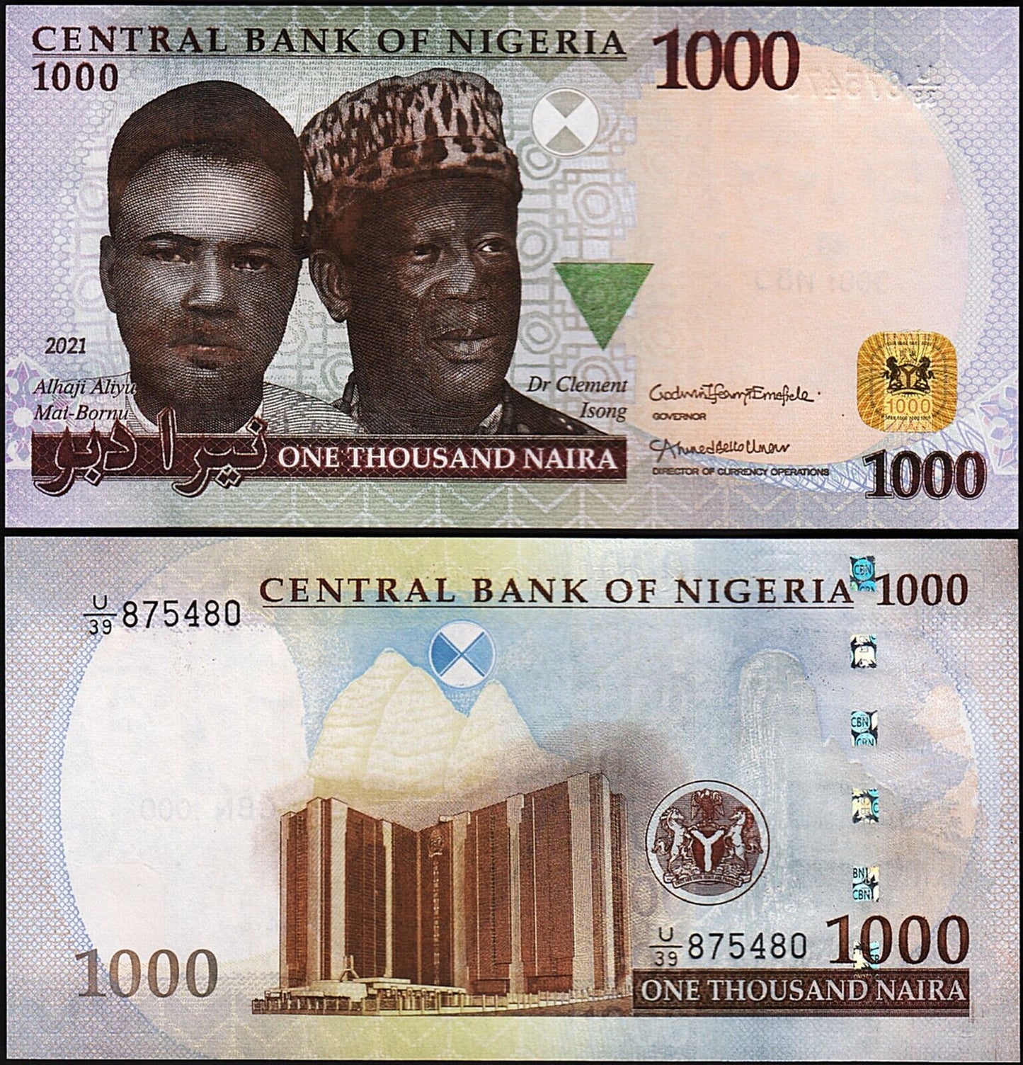 Nigeria 1000 Naira  UNC