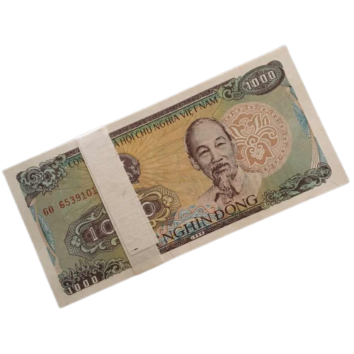 Banknote Bundle. Vietnam. 100 X 1000 Dong. Uncirculated. 100 Pcs.