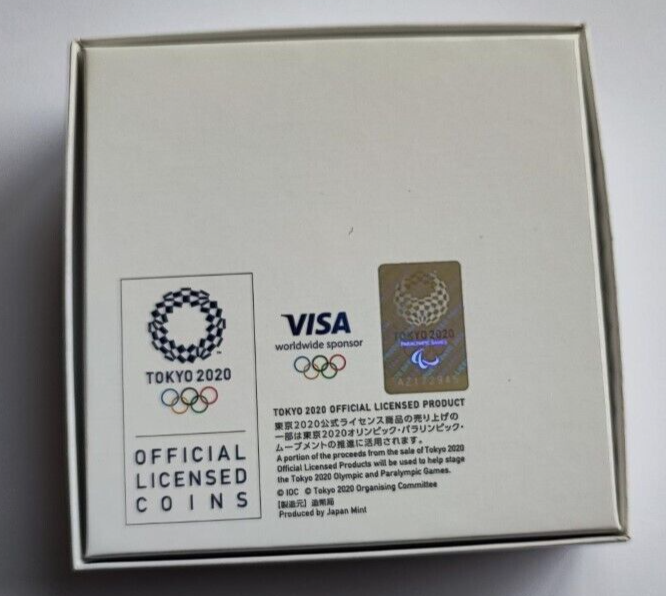 Japan 2020 Tokyo Olympic Gymnastics 1000 Yen Silver   Proof coin