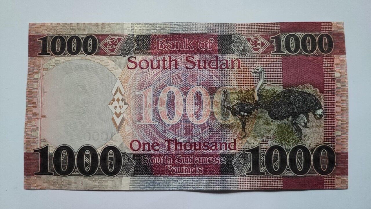 SOUTH SUDAN 1000 POUNDS  2020 (2021) UNC