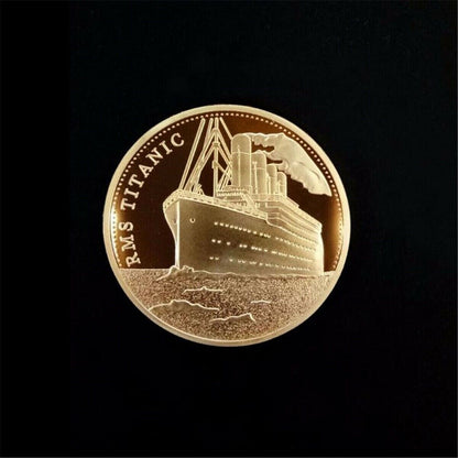 Titanic Coin The Voyage Of Titanic BU in Capsule