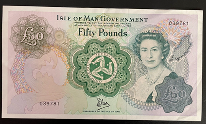 ISLE OF MAN FIFTY POUNDS 1983 P39a