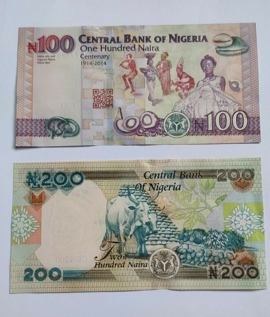 NIGERIA SET 5-20-50-100-200-500-1000 Nairas 2014-2021 UNC, P-29-41