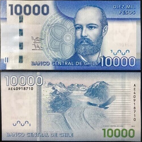 CHILE 10000 PESOS 2021 PICK NEW UNC