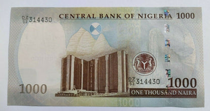 Nigeria 1000 Naira  UNC