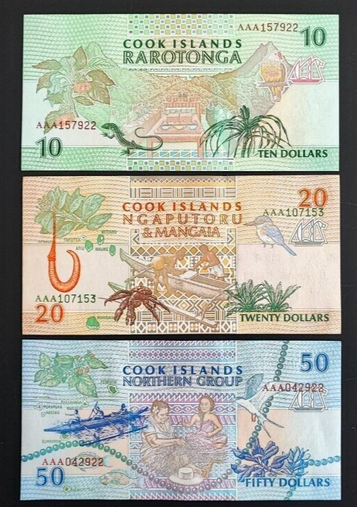 COOK ISLANDS 3 DOLLARS (P NEW) N. D. (2021) POLYMER UNC