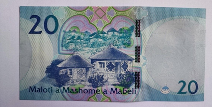 LESOTHO 20 MALOTI  2019 UNC