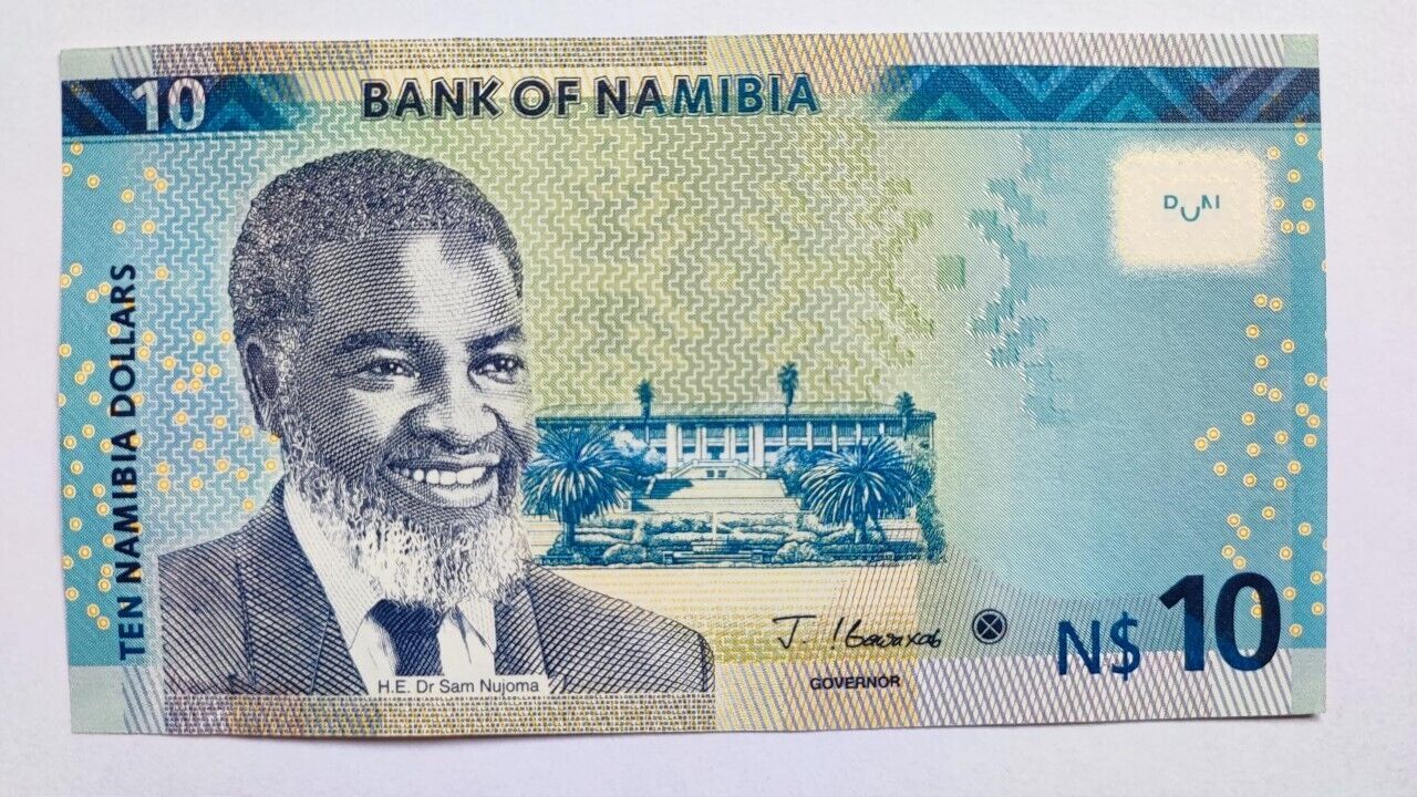 NAMIBIA 10 DOLLARS 2021 UNC