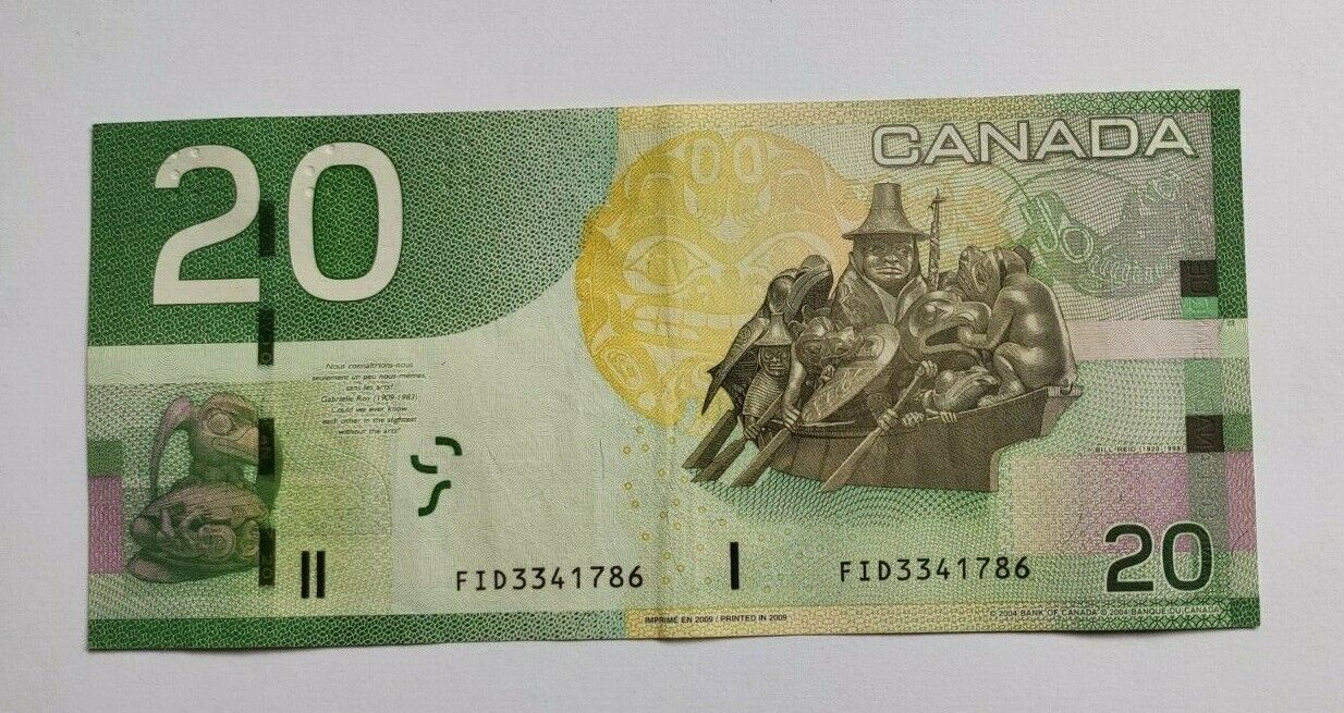 Canada 20 Dollars 2004 (2011) Macklem-Carney Note VF