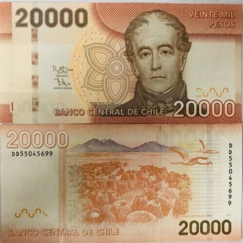 Chile 20000 Pesos 2015 UNC