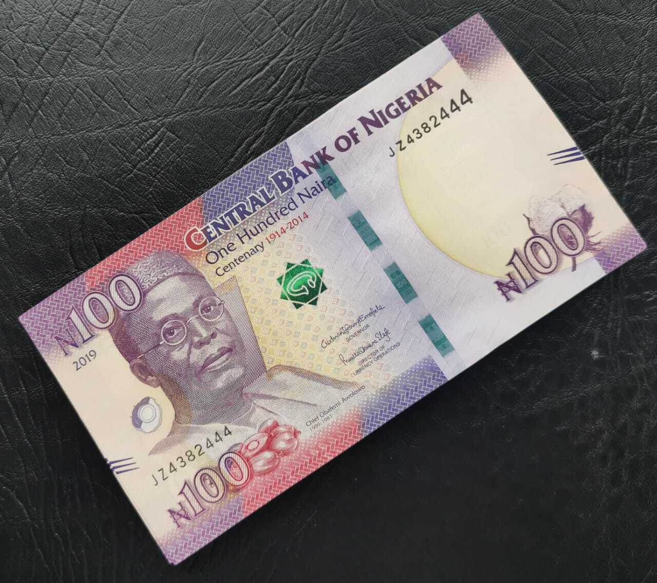 Nigeria 100 Naira 2019 P41 Commemorative UNC