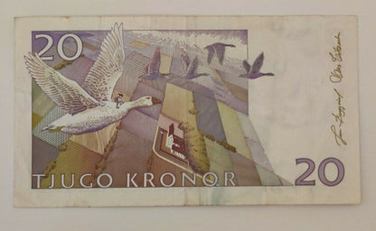 Banknote, Sweden, 20 Kronor USED