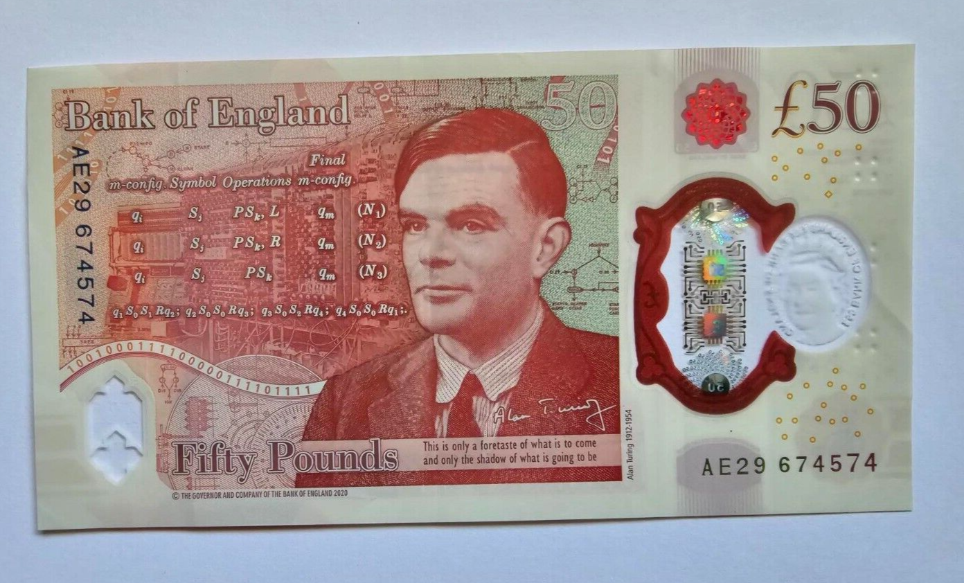 Price Per Note !New Polymer  AUNC Plastic £50 Fifty Pound Bank of England Note