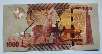 UGANDA 1000 SHILLING 2015 UNC