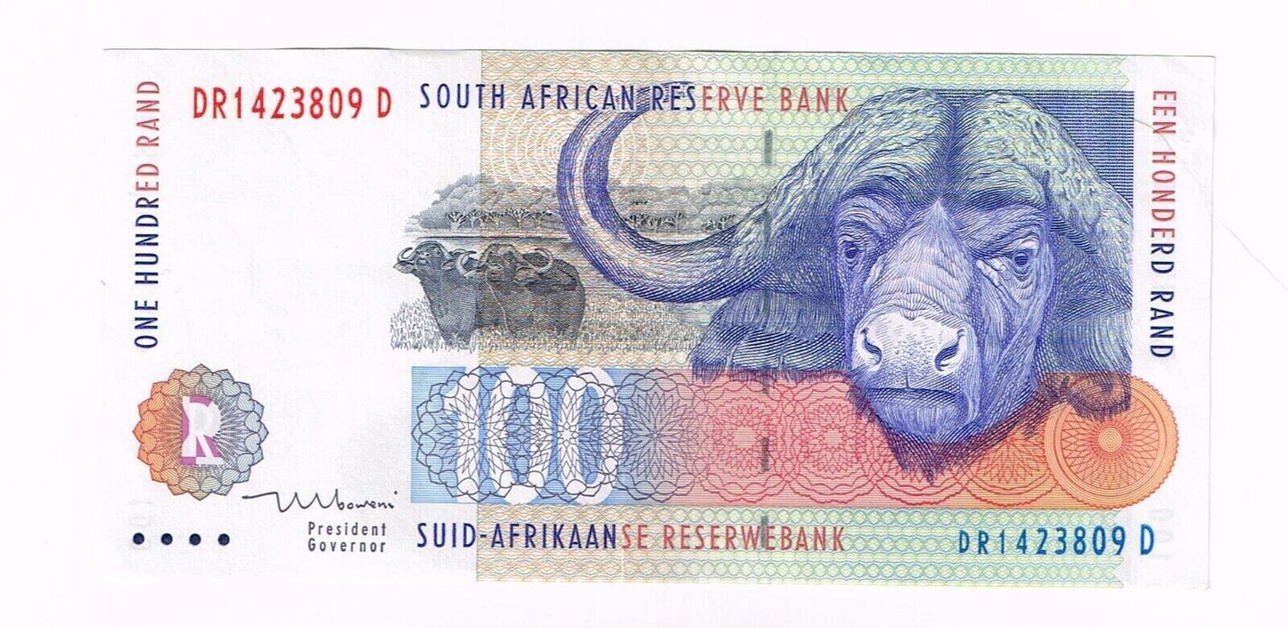 1999 SOUTH AFRICA 100 RAND NOTE - p126b XF