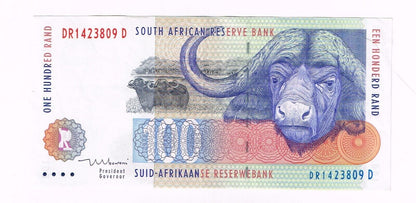 1999 SOUTH AFRICA 100 RAND NOTE - p126b XF