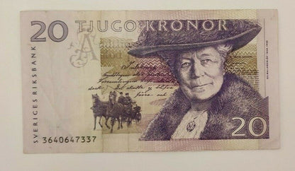 Banknote, Sweden, 20 Kronor USED