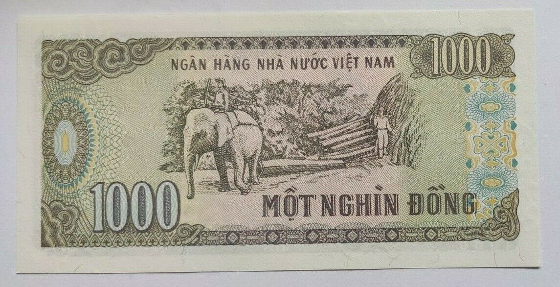 Vietnam (Vietnamese) 1000 (1,000) Dong x 1000 Pcs (Brick), 1988 P-107 VND Unc