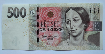 CZECH REPUBLIC 500 KORUN  2018 ALMOST UNCIRCULATED